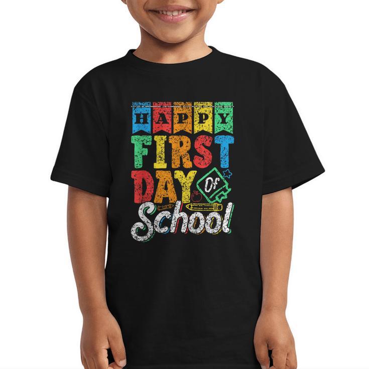 Happy First Day Of School Pupil Kids Grade Back To School 1 Graphic Kid T-Shirt
