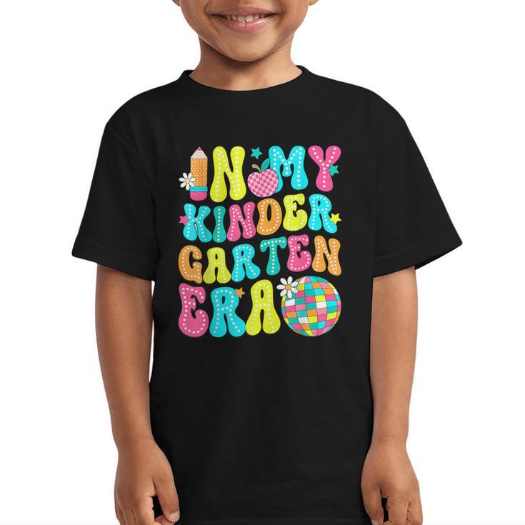 In My Kindergarten Era Groovy Back To School Graphic Kid T-Shirt