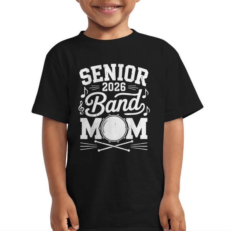 My Last First Day Senior 2026 Band Mom Back To School Retro Graphic Kid T-Shirt