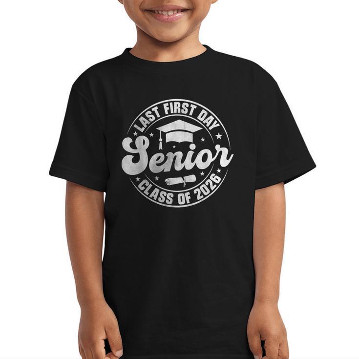 My Last First Day Senior 2026 Class Of 2026 Back To School Graphic Kid T-Shirt