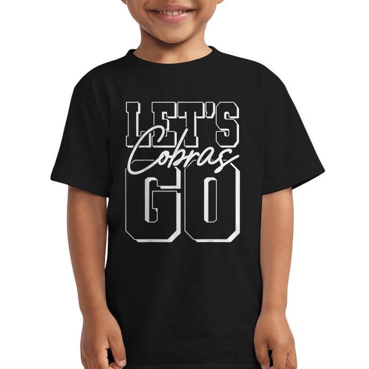 Let's Go Cobras Back To School Spirit Graphic Kid T-Shirt