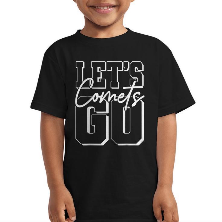 Let's Go Comets Back To School Spirit Graphic Kid T-Shirt