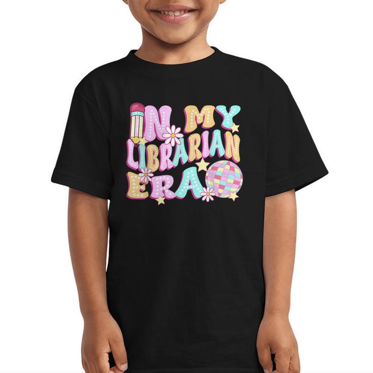 In My Librarian Era Cool Back To School Outfit Girl Women Graphic Kid T-Shirt