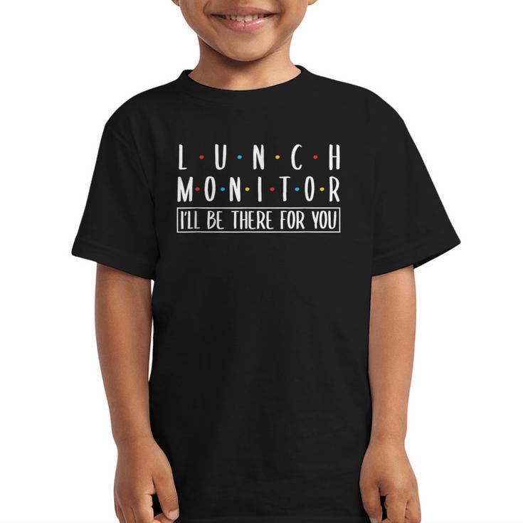 Lunch Monitor School Cafeteria Back To School Canteen Graphic Kid T-Shirt