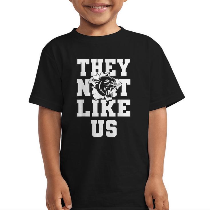 Not Like Panthers Back To School Spirit Graphic Kid T-Shirt