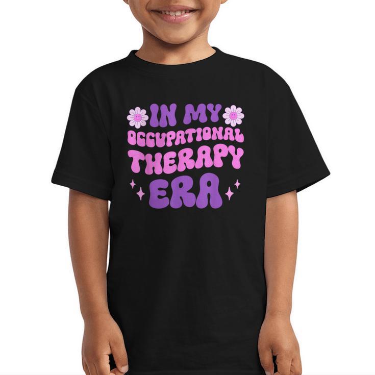 In My Occupational Therapy Era Groovy OT Back To School Graphic Kid T-Shirt