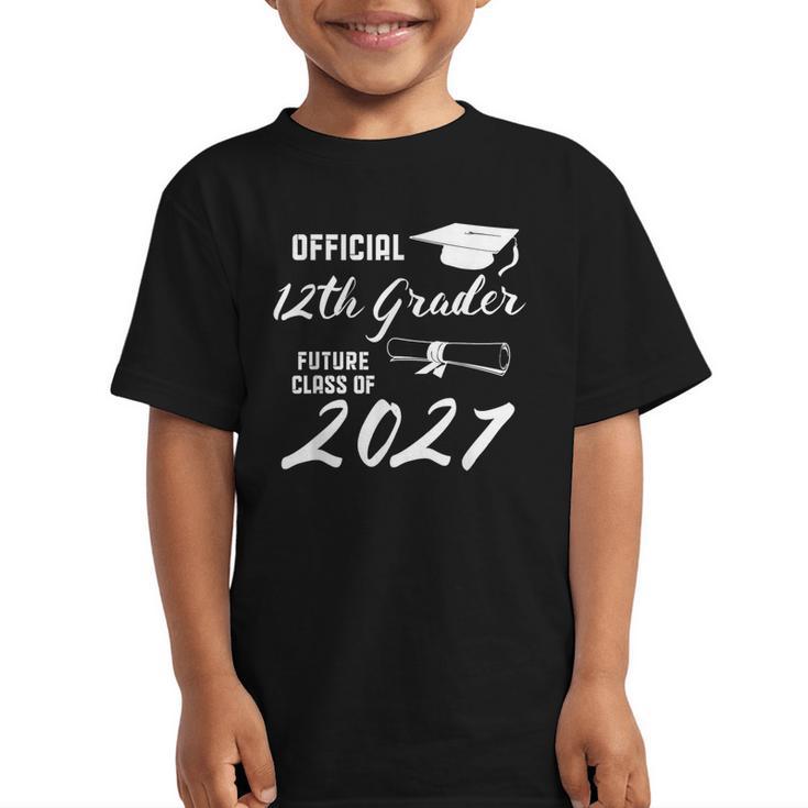 Official 12th Grader Future Class Of 2027 Back To School Graphic Kid T-Shirt