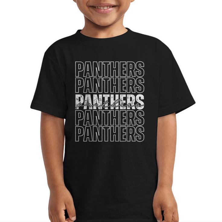 Panthers Mascot Back To School Spirit Sports Team Men Women Graphic Kid T-Shirt