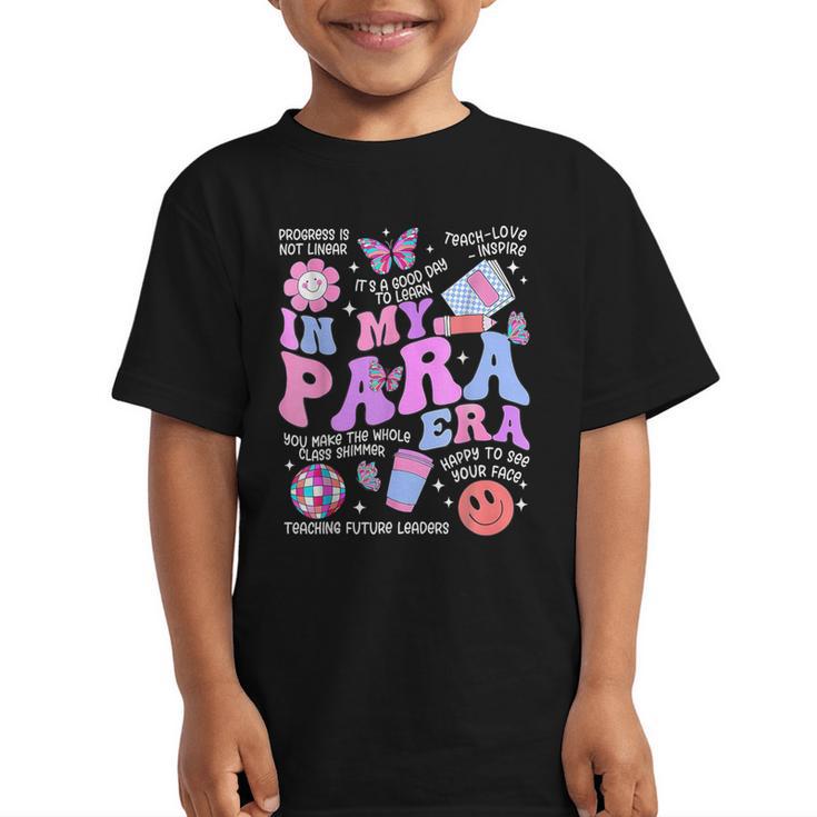In My Para Era Paraprofessional Paraeducator Back To School Graphic Kid T-Shirt