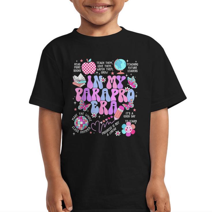 In My Parapro Era Paraprofessional First Day Back To School Graphic Kid T-Shirt