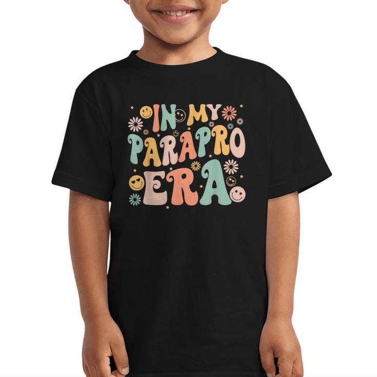 In My Parapro Era Retro Back To School Graphic Kid T-Shirt