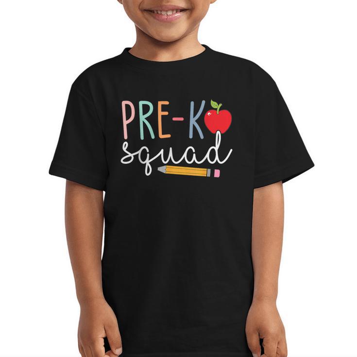 Pre-K Squad Tshirt Pre-K Back To School Graphic Kid T-Shirt