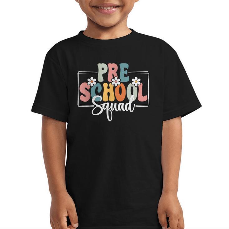 Preschool Squad Back To School Preschool Crew Graphic Kid T-Shirt