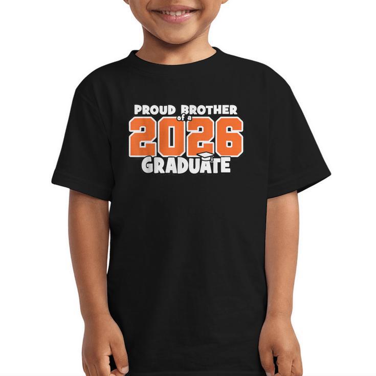 Proud Brother Of 2026 Graduate Matching Back To School O Graphic Kid T-Shirt