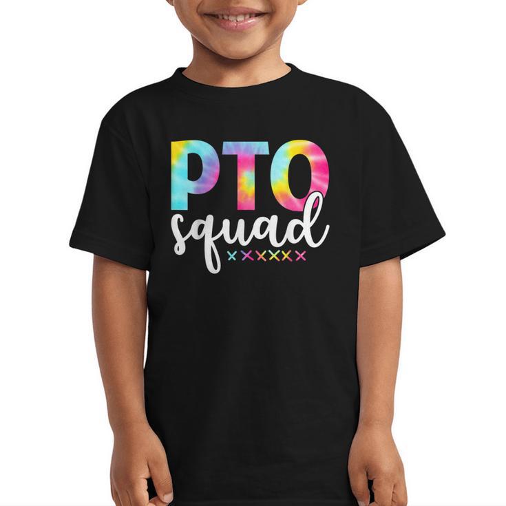 Pto Squad Groovy Back To School Women Appreciation Graphic Kid T-Shirt