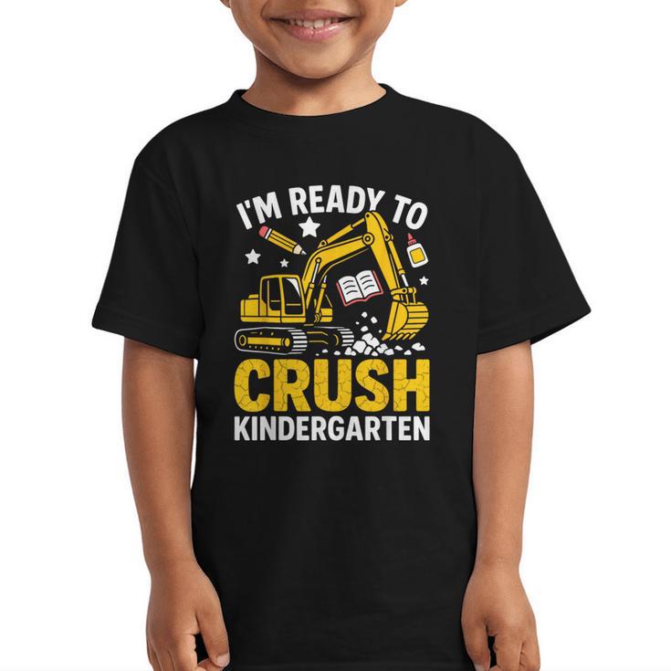 Im Ready To Crush Kindergarten Boys Back To School Graphic Kid T-Shirt