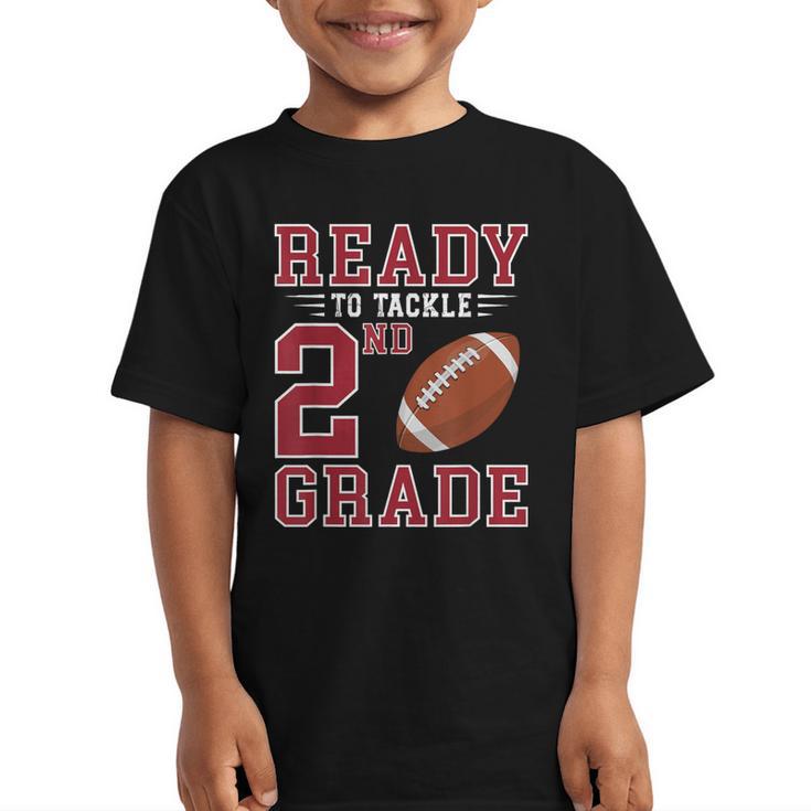 Ready To Tackle 2nd Grade Back To School First Day Of School Graphic Kid T-Shirt