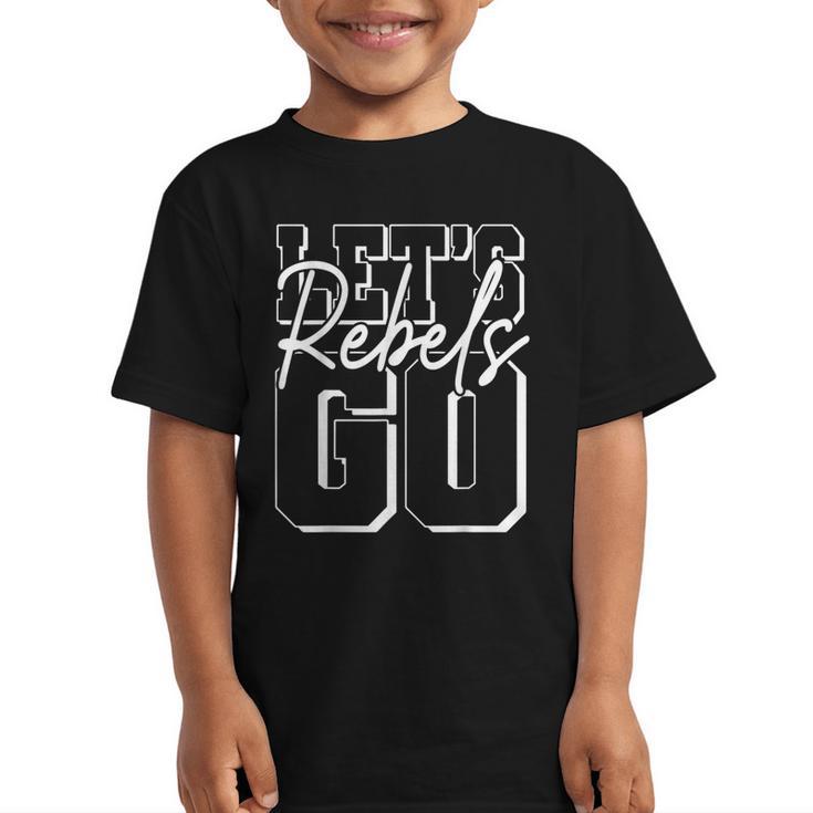 Rebels Back To School Spirit Graphic Kid T-Shirt