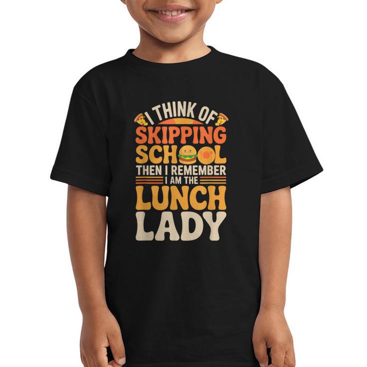 Remember I'm The Lunch Lady Back To School Cafeteria Worker Graphic Kid T-Shirt