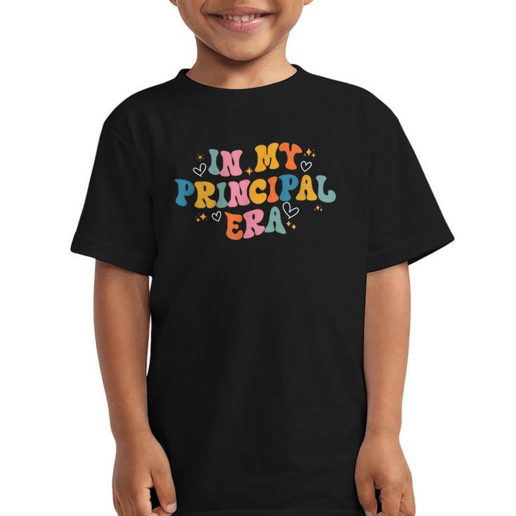 School Principal Back To School In My Principal Era Graphic Kid T-Shirt