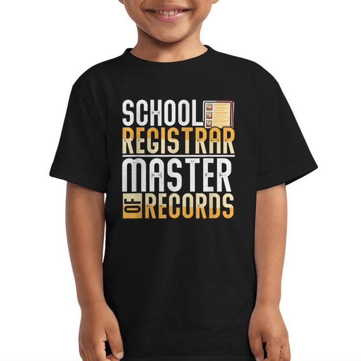 School Registrar Appreciation Back To School Registrar Graphic Kid T-Shirt