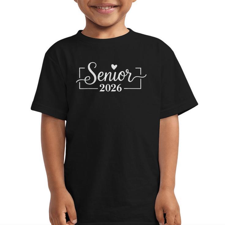 Senior 2026 Graduation Back To School Class Graphic Kid T-Shirt