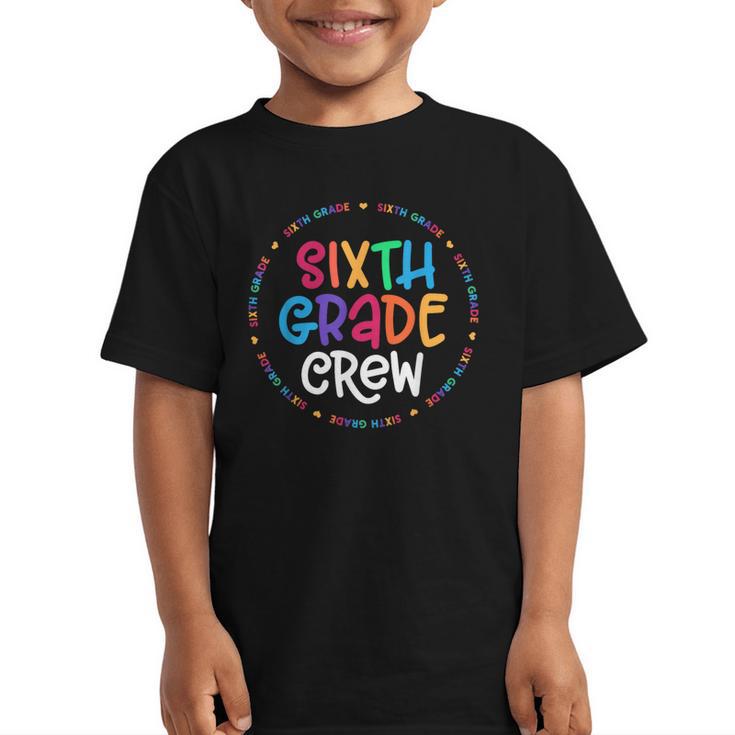 Sixth Grade Crew Back To School Matching Tee For 6th Grade Graphic Kid T-Shirt