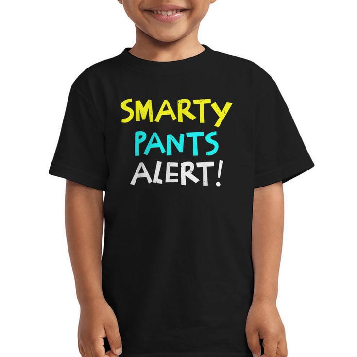 Smarty Pants Alert Nerd & Kids Back To School Graphic Kid T-Shirt