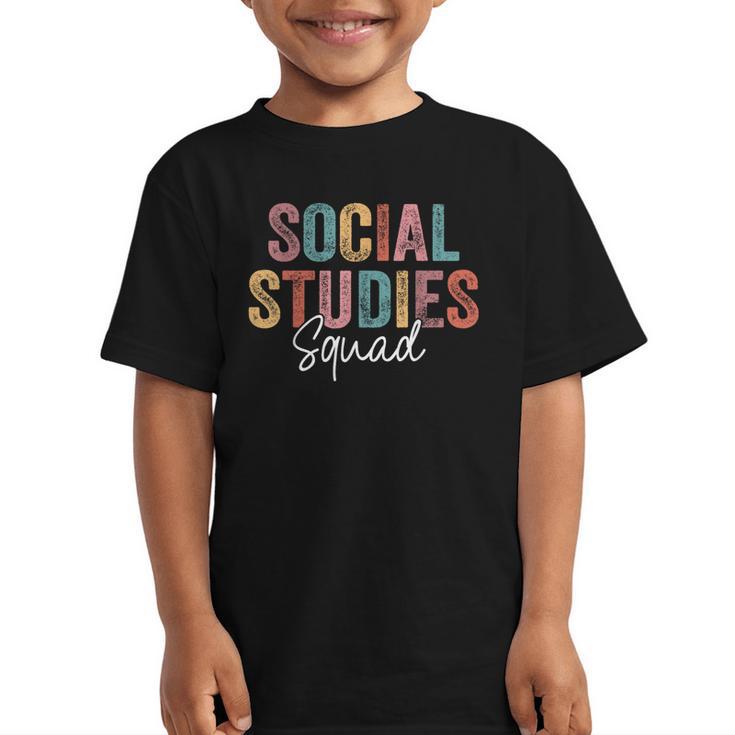 Social Studies Squad Back To School Appreciation Graphic Kid T-Shirt