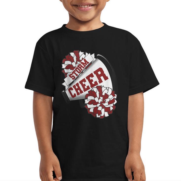 Storm Cheer Back To School Cheerleading Spirit M Graphic Kid T-Shirt