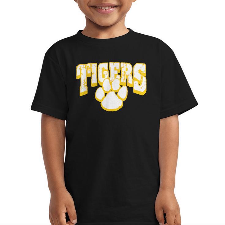 Tigers School Spirit Back To School Y Graphic Kid T-Shirt