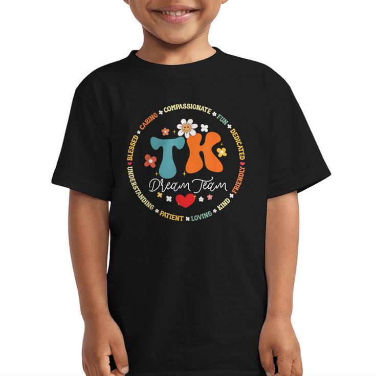 TK Dream Team Squad Transitional-Kindergarten Back To School Graphic Kid T-Shirt