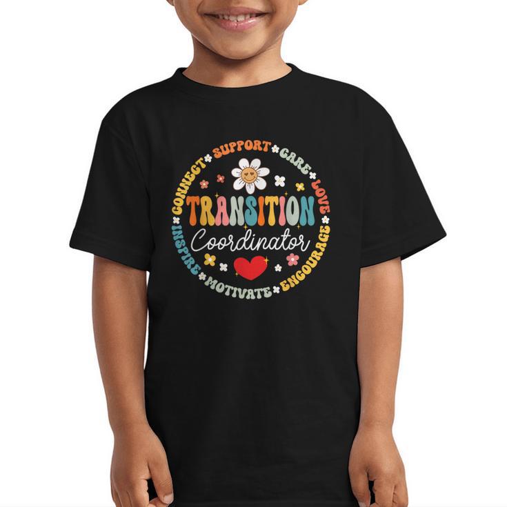 Transition Coordinator Appreciation Week Back To School Graphic Kid T-Shirt