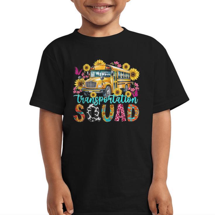 Transportation Squad Driving Bus Driver Back To School Women Graphic Kid T-Shirt