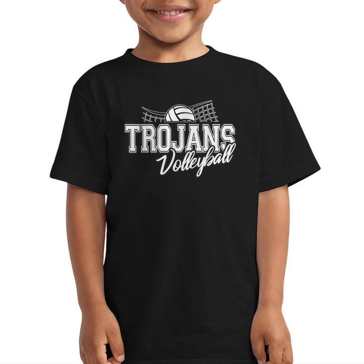 Trojan Volleyball Back To School Spirit Graphic Kid T-Shirt
