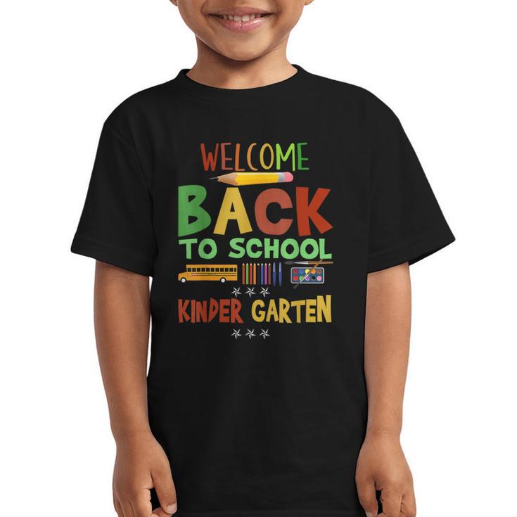 Welcome Back To School Kinder Garten First Day Of School Kid Graphic Kid T-Shirt