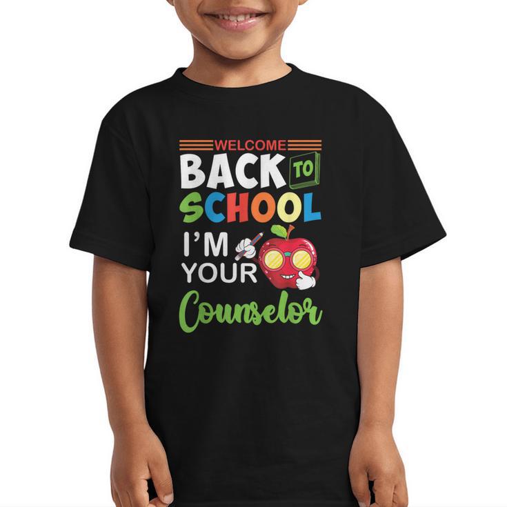Welcome Back To School Students I'm Your Counselor Proud Graphic Kid T-Shirt