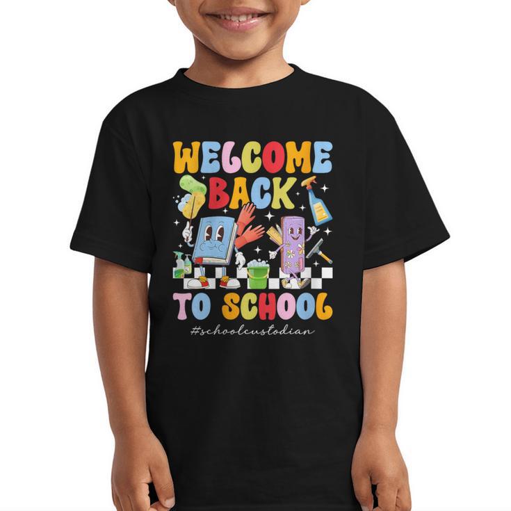 Women's Back To School Custodian First Day Of School Custodian Graphic Kid T-Shirt