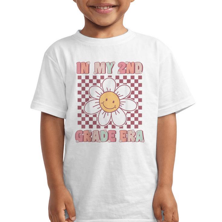 In My 2nd Grade Era Cute Groovy Second Grade Back To School Graphic Kid T-Shirt