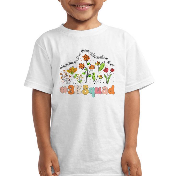 3K Squad Appreciation Week Back To School Graphic Kid T-Shirt
