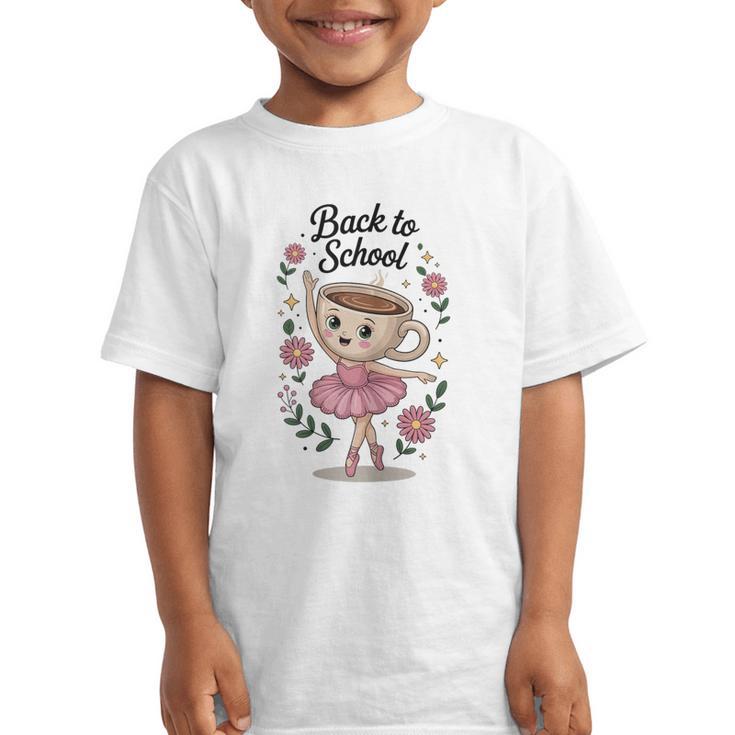 Ballerina Cappuccina Girls Italian Brainrot Back To School Graphic Kid T-Shirt
