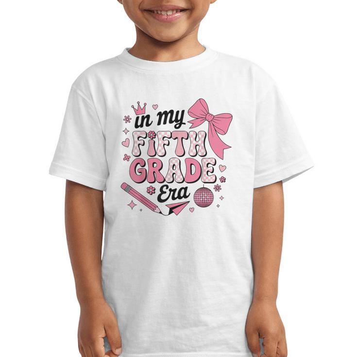 In My Fifth Grade The Girls Bow Back To School Graphic Kid T-Shirt