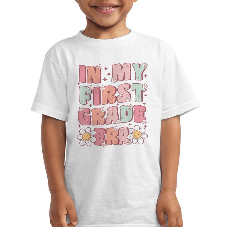 In My First Grade Era Cute Groovy 1st Grade Back To School Graphic Kid T-Shirt