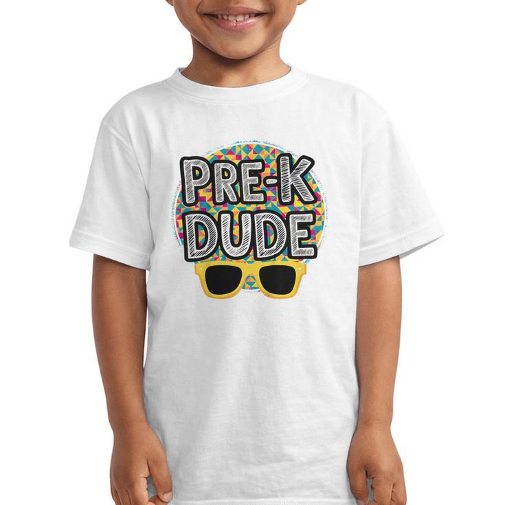 Kids Pre-K Dude Shirt Back To School PreK Boy Girl Graphic Kid T-Shirt