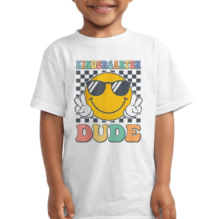 Kindergarten Dude First Day Of Kindergarten Back To School Graphic Kid T-Shirt