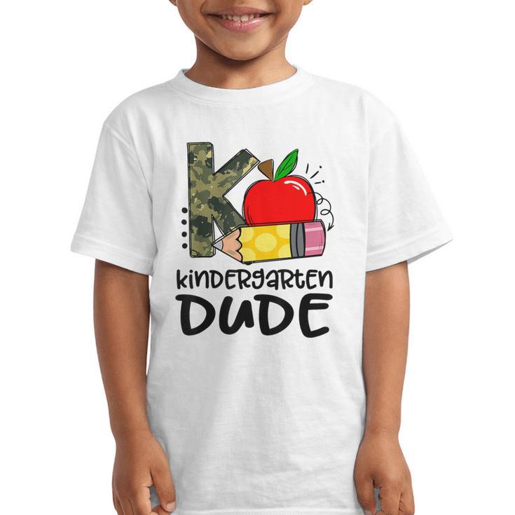 Kindergarten Dude Student Kindergarten Squad Back To School Graphic Kid T-Shirt
