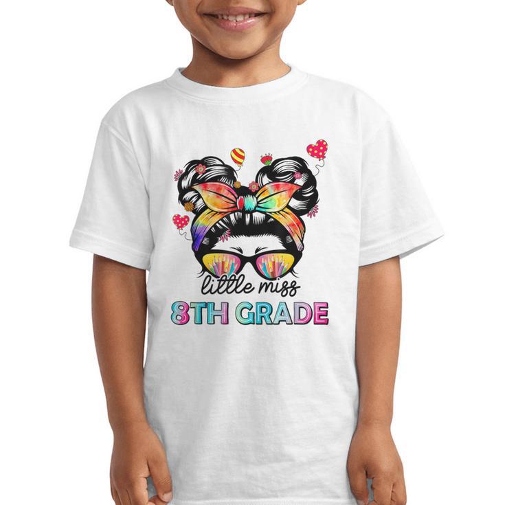 Little Miss Eighth Grade Back To School 8th Grade Girls Graphic Kid T-Shirt