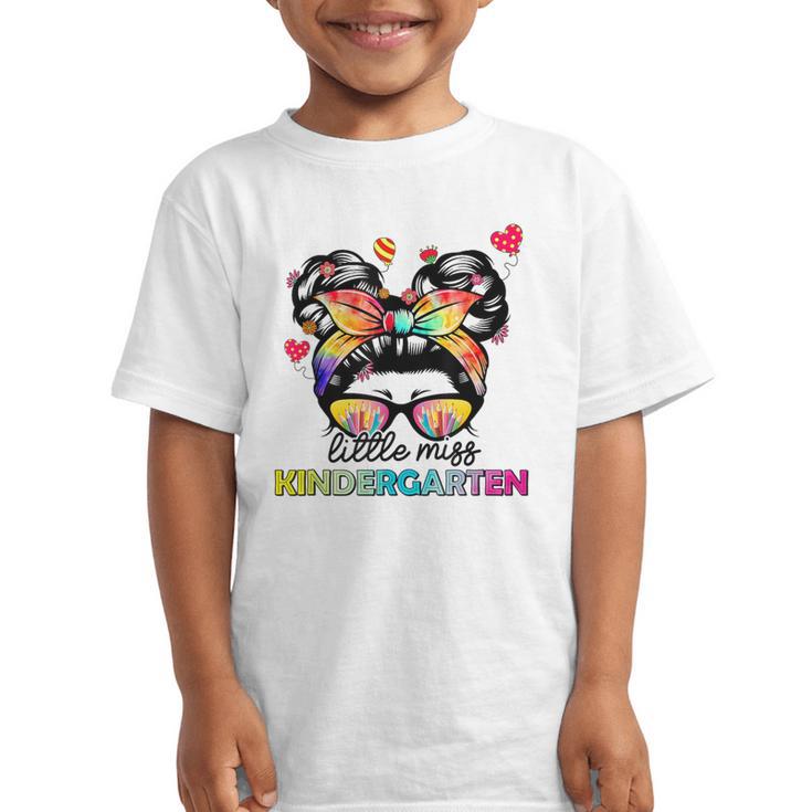 Little Miss Kindergarten Back To School Kindergarten Girls Graphic Kid T-Shirt
