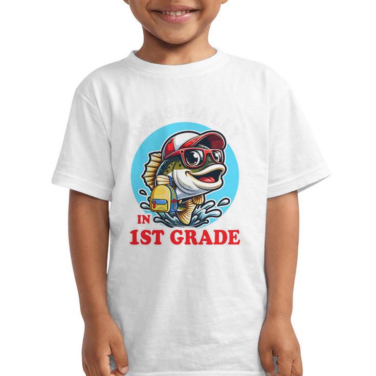 O’Fish-Ally a 1st Grade Mom Back To School Premium Tri-Blend Graphic Kid T-Shirt