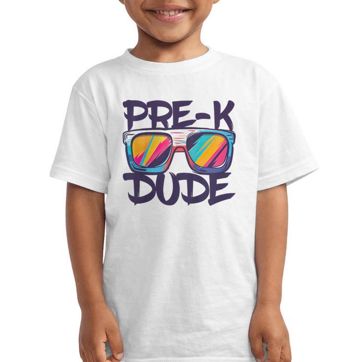 Pre-K Dude Shirt Graduation Back To School PreK Boy Girl Graphic Kid T-Shirt